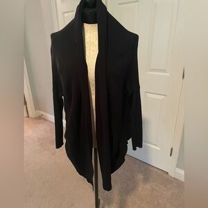 Arianna long black cardigan